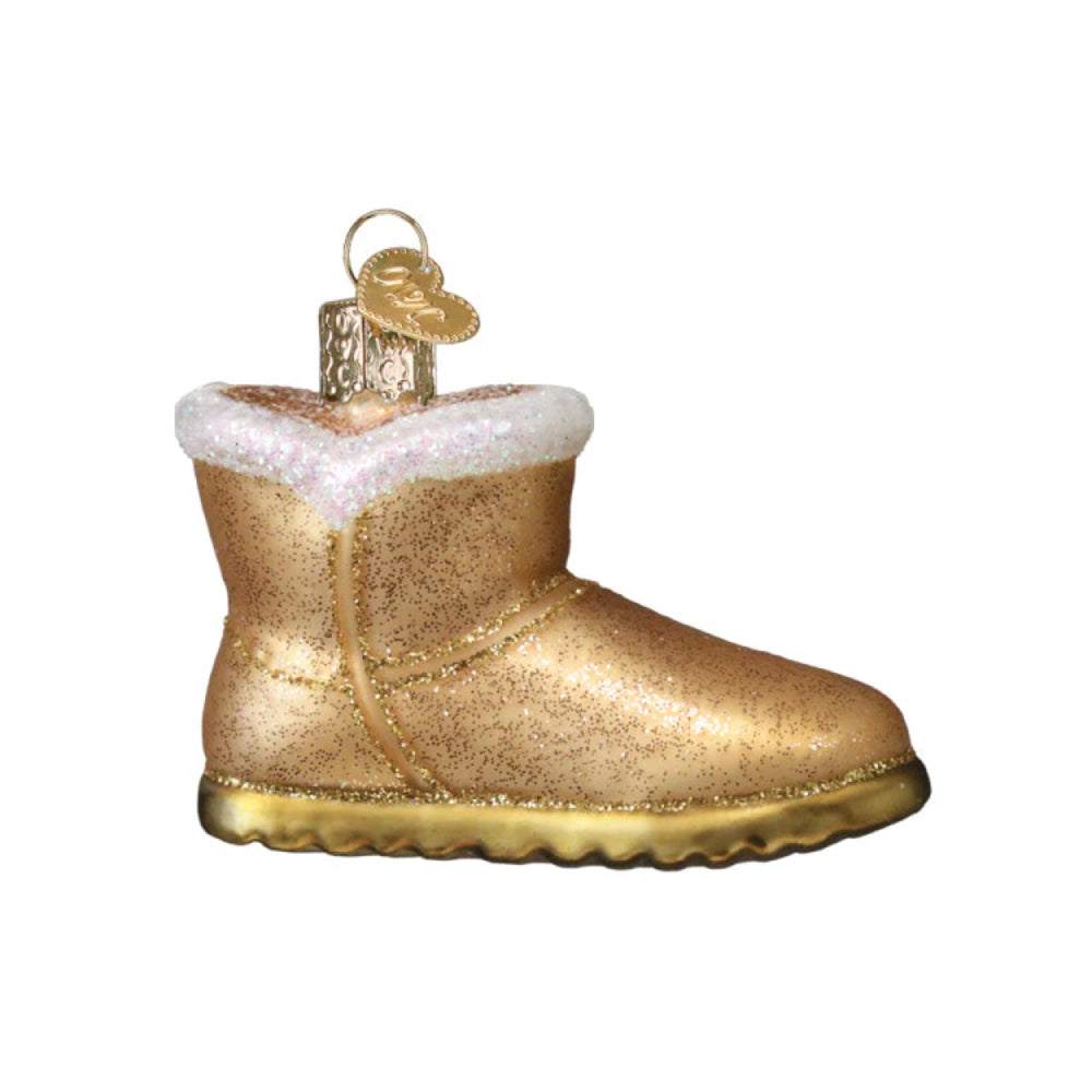 Old World Christmas Sheepskin Boot Ornament