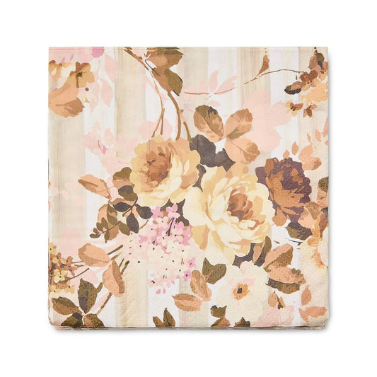 Mackenzie-Childs Wild Rose Dinner Paper Napkins - Pack of 20