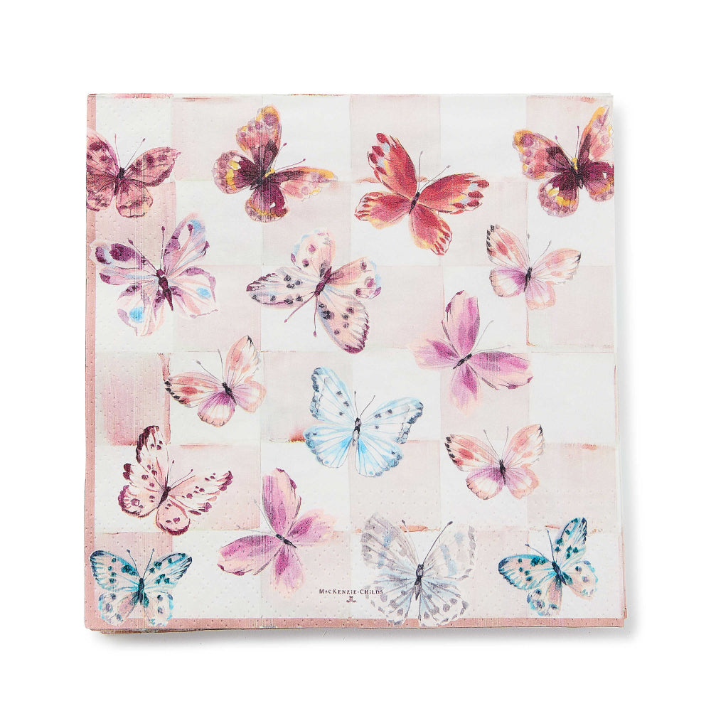 Mackenzie-Childs Butterfly Hill Dinner Paper Napkins