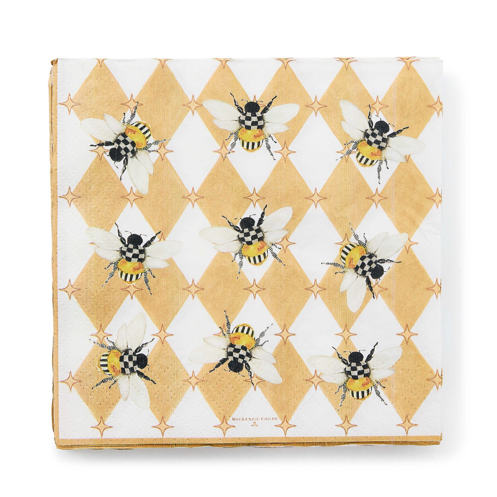 Mackenzie-Childs Queen Bee Dinner Paper Napkins