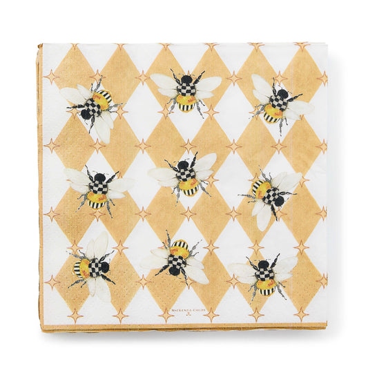 Mackenzie-Childs Queen Bee Dinner Paper Napkins