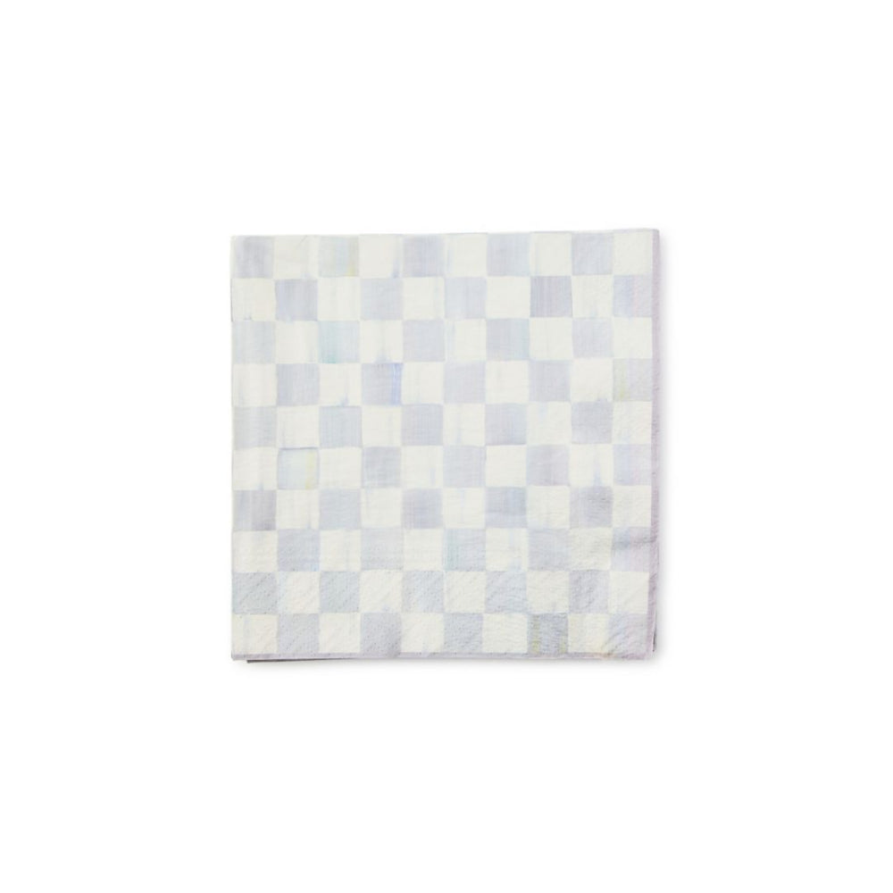 Mackenzie-Childs Sterling Check Dinner Paper Napkins