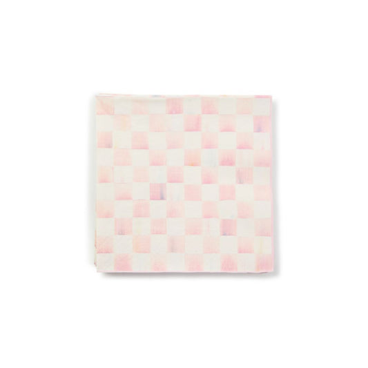 Mackenzie-Childs Rosy Check Dinner Paper Napkins