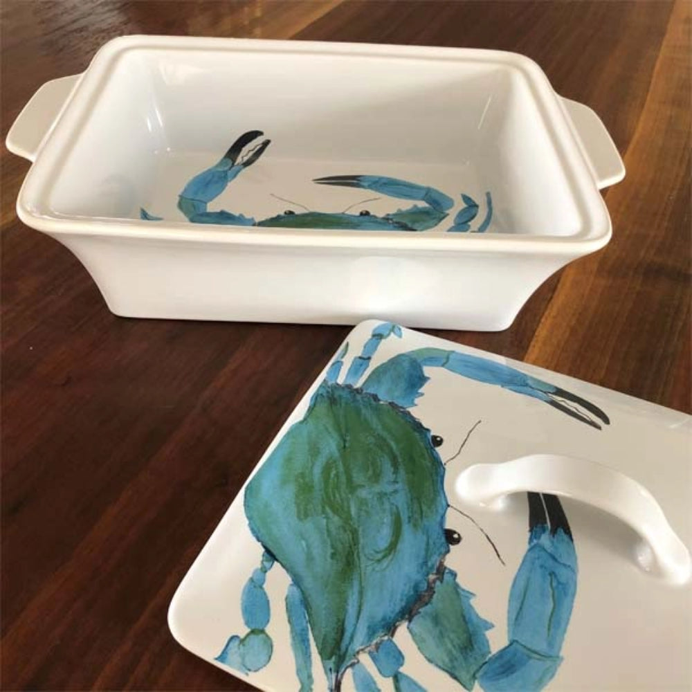 B McVan Designs Crab Covered Baker