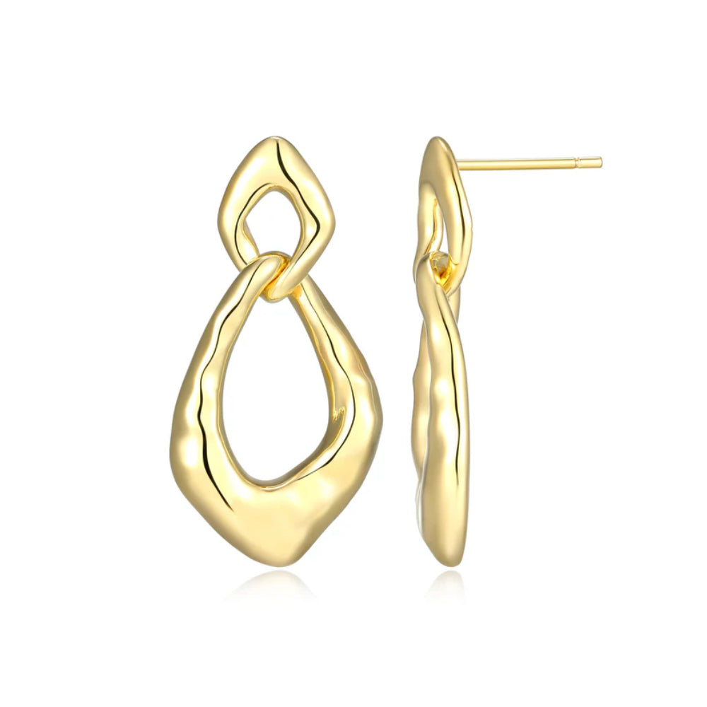 Elle Celest Collection Modern Drop Earrings