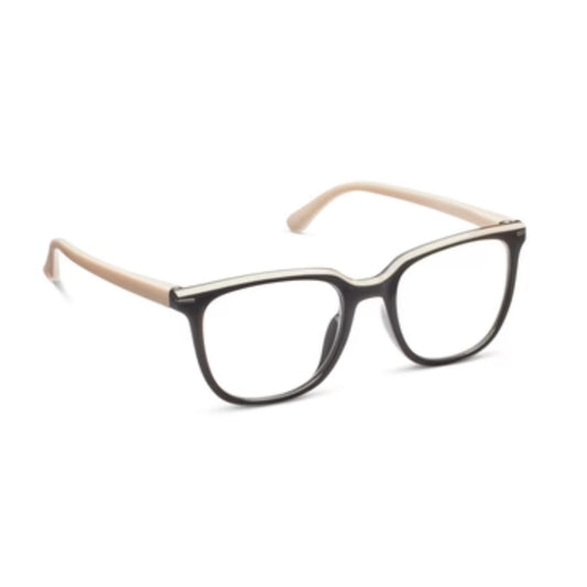 Peepers by PeeperSpecs Dante Black/Taupe Reading Glasses