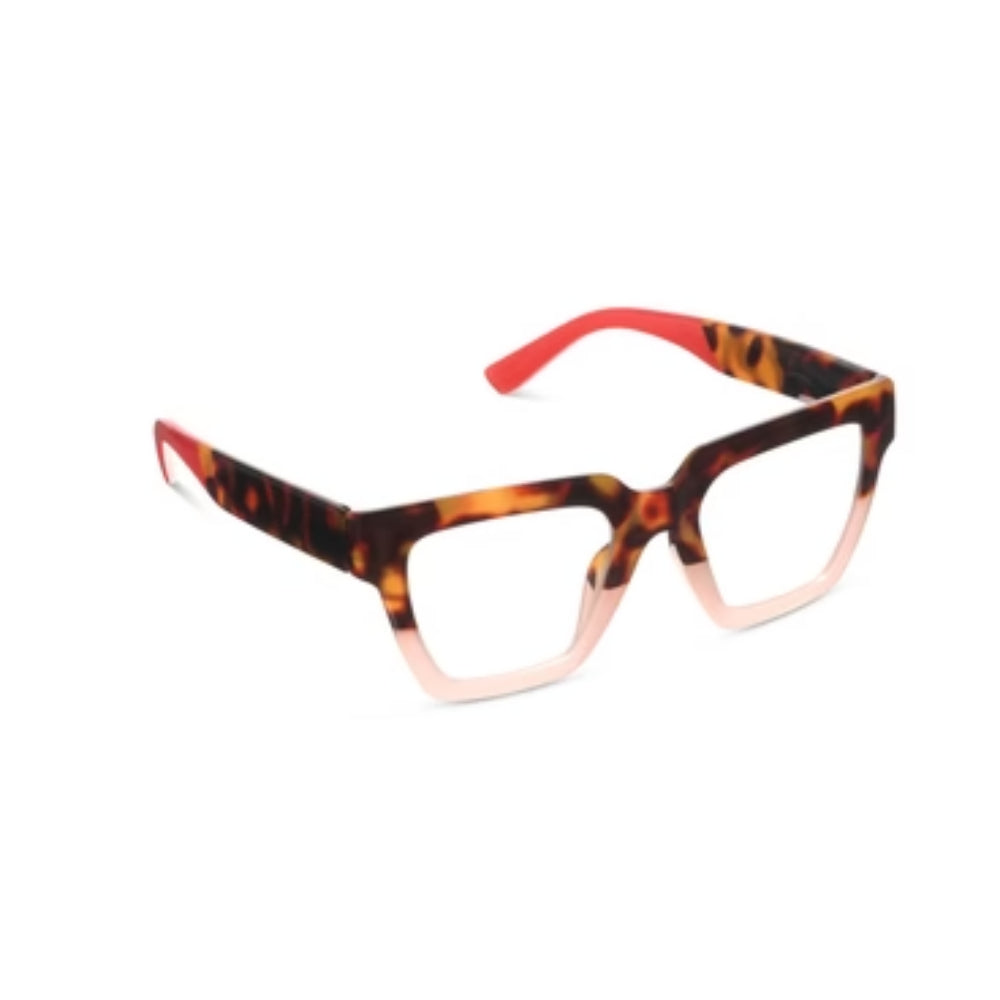 Peepers by PeeperSpecs Take a Bow Tortoise/Blush Reading Glasses