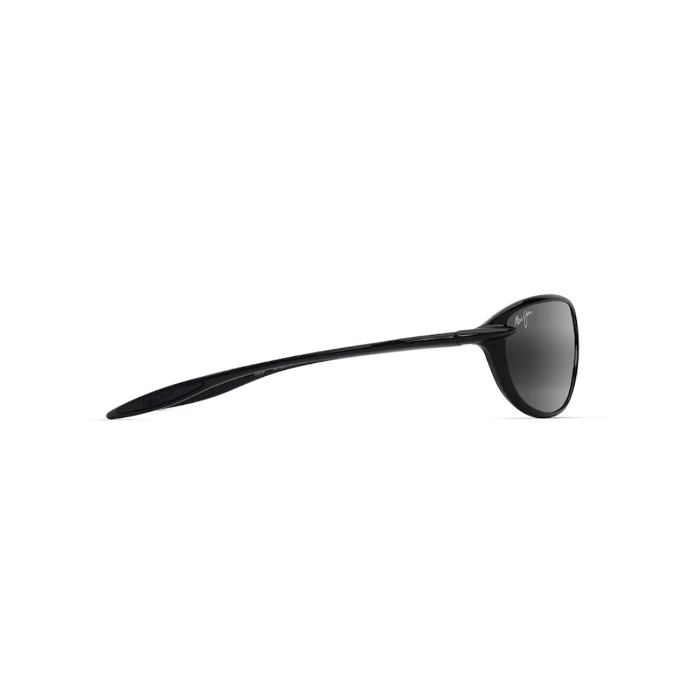 Maui Jim HO'OKIPA Ultra R Polarized Wrap Sunglasses - Shiny Black