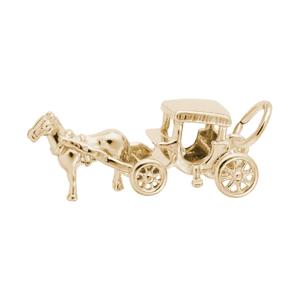 3406 Horse & Carriage Charm