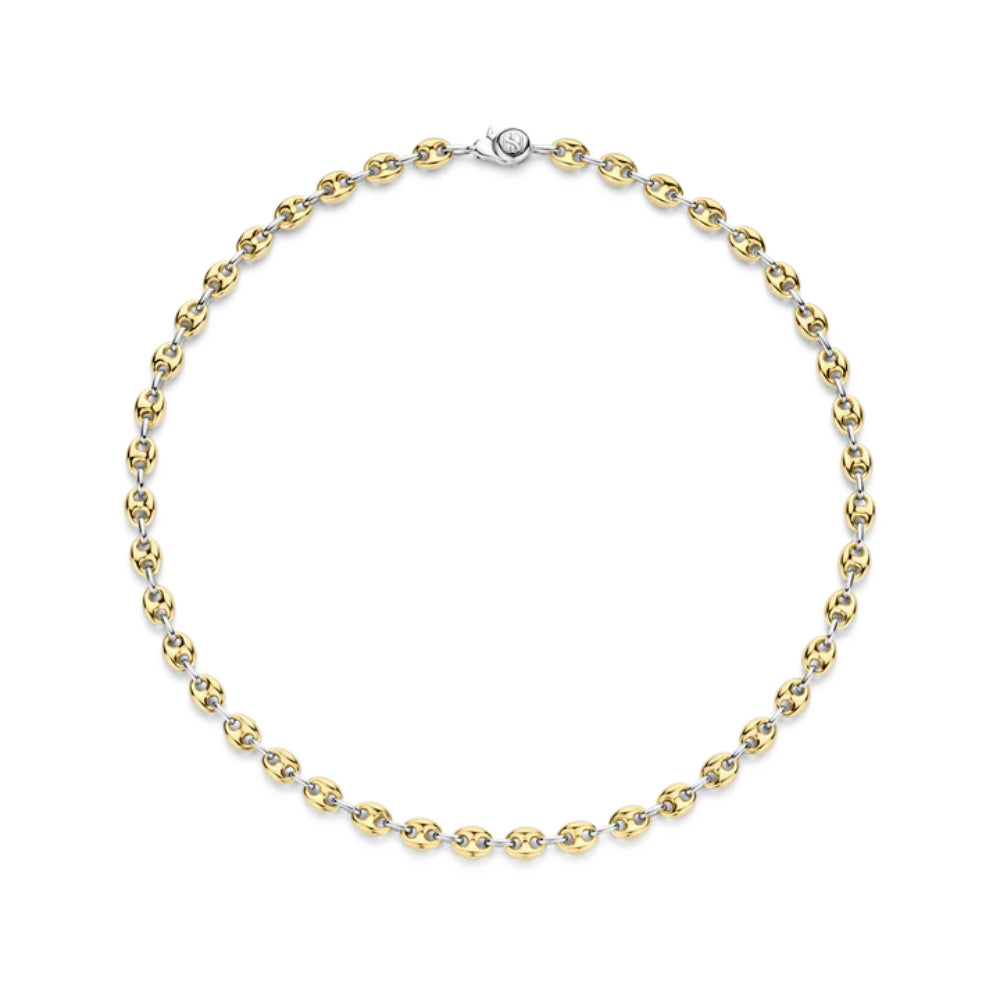 Ti Sento Two-Tone Coffee Bean Necklace