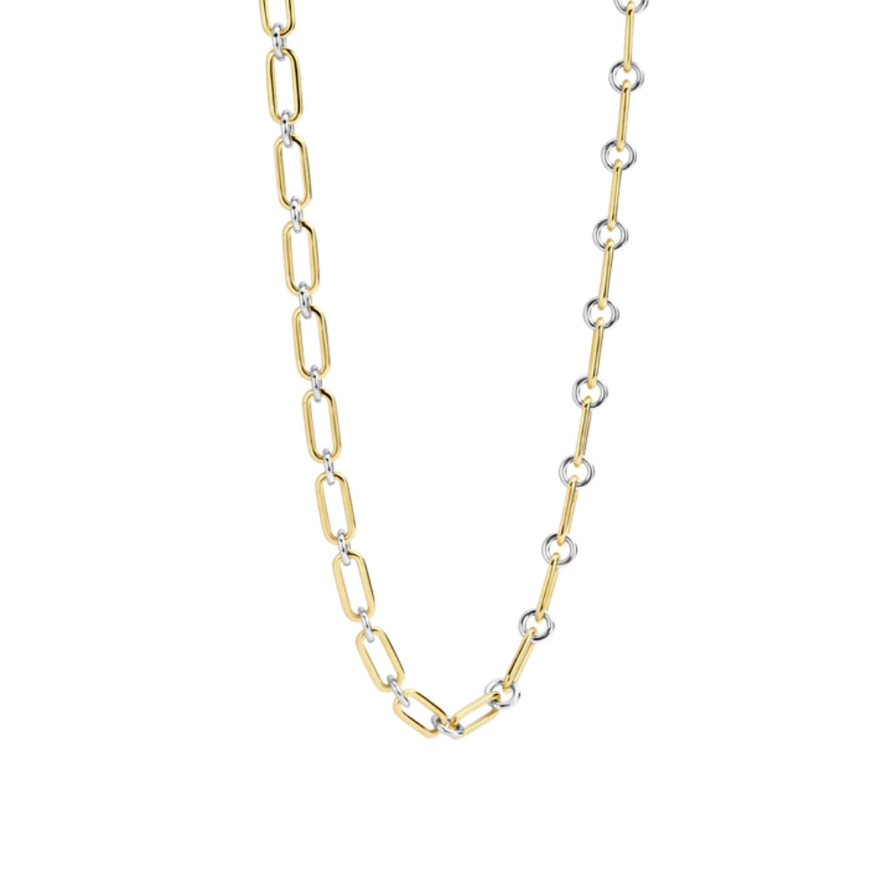 Ti Sento Two-Tone Chain Link Necklace