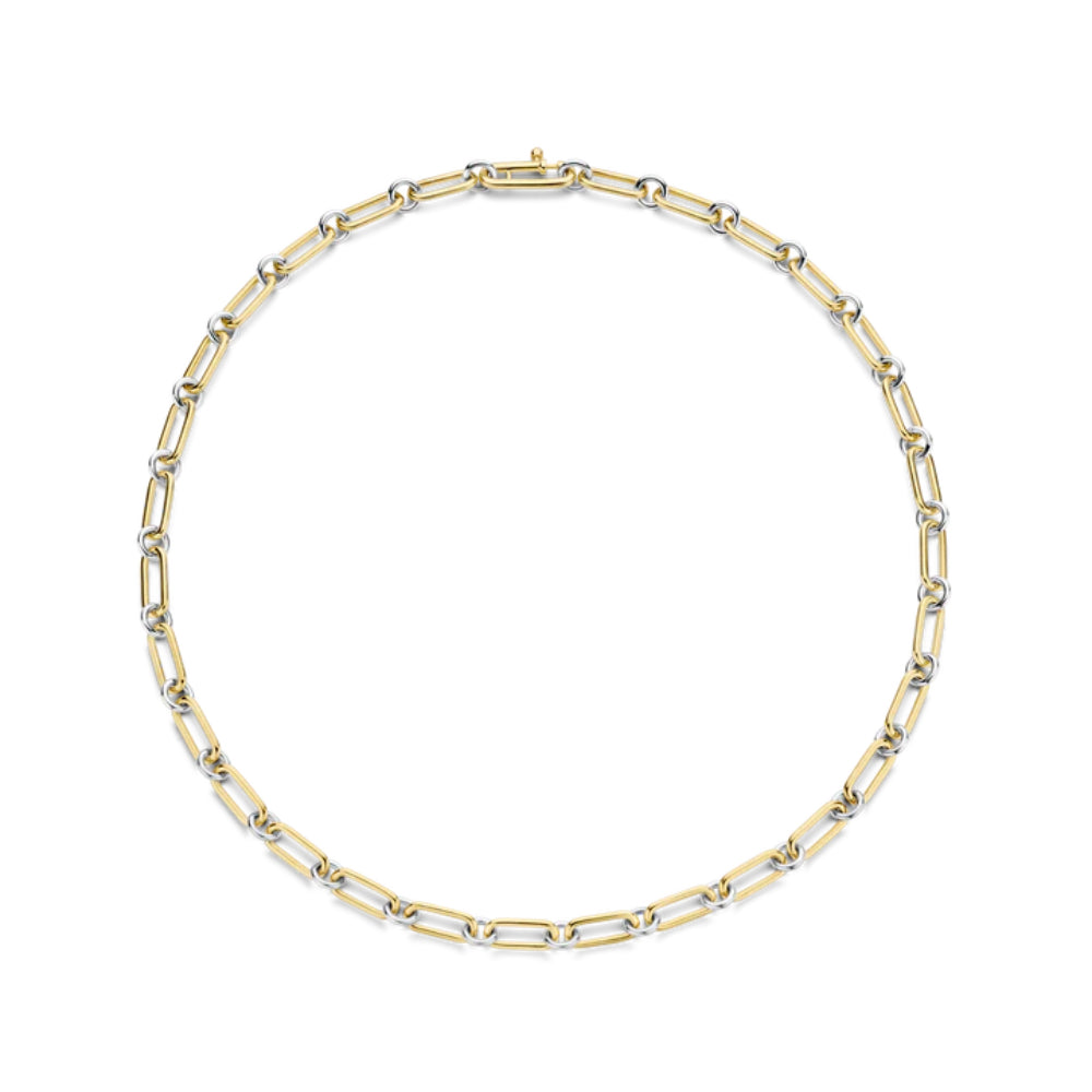 Ti Sento Two-Tone Chain Link Necklace