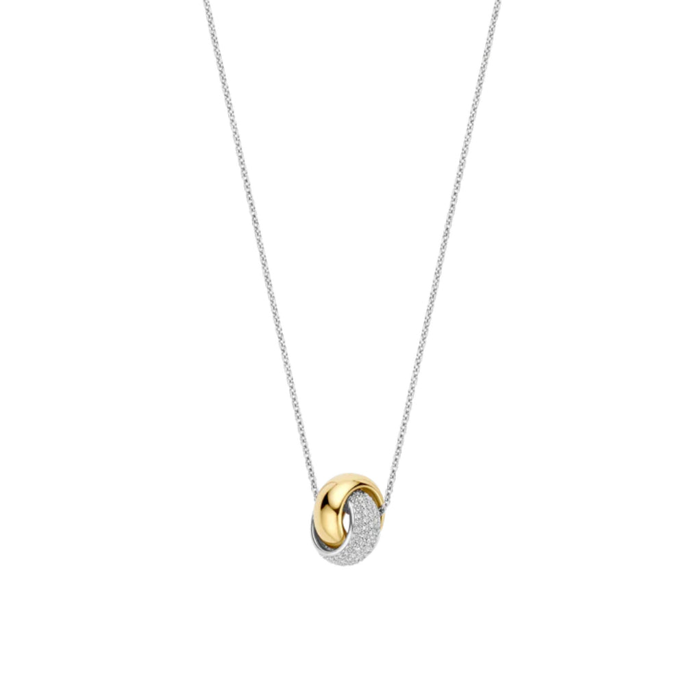 Ti Sento 18k Gold-Plated Crossover Necklace