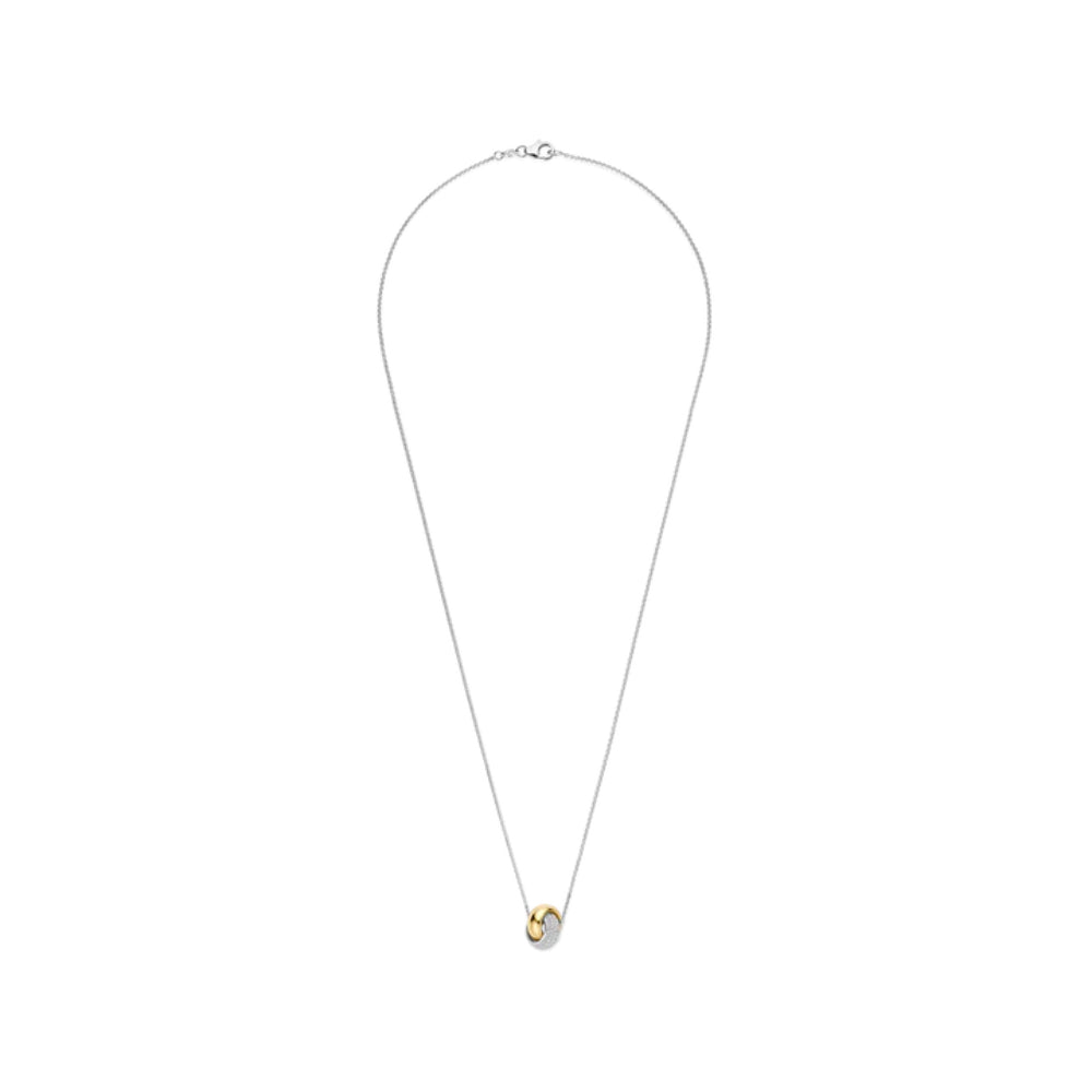 Ti Sento 18k Gold-Plated Crossover Necklace