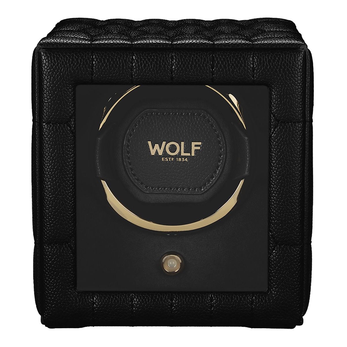 Wolf Designs Lauren Single Watch Winder - Black