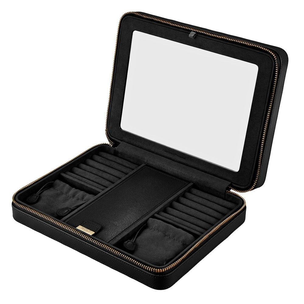 Wolf Lauren Large Zip Case - Black