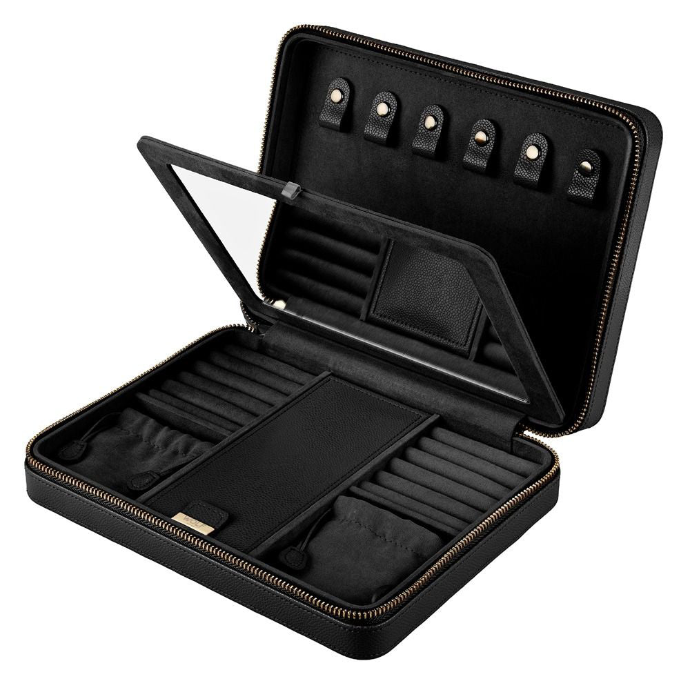 Wolf Lauren Large Zip Case - Black