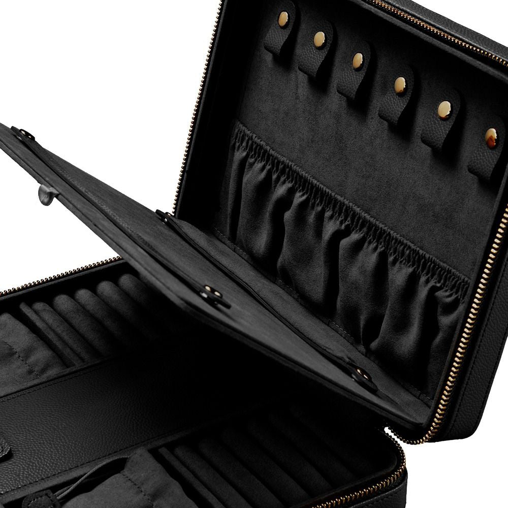 Wolf Lauren Large Zip Case - Black