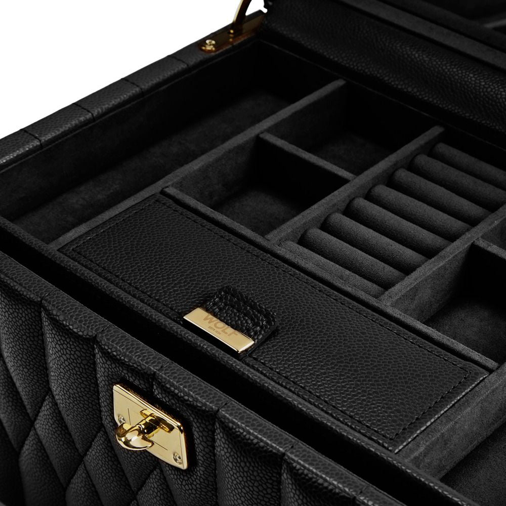 Wolf Lauren Medium Jewelry Box - Black