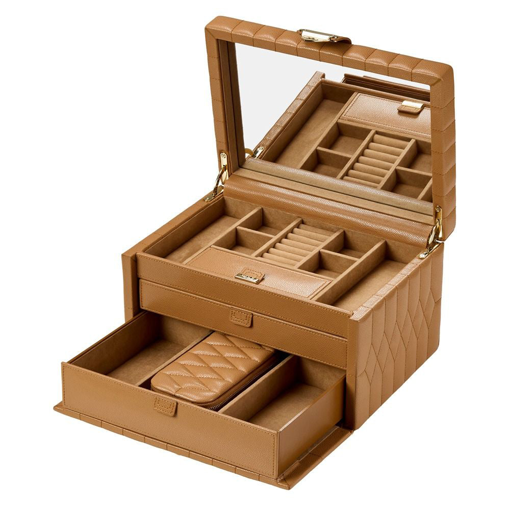 Wolf Lauren Medium Jewelry Box - Caramel