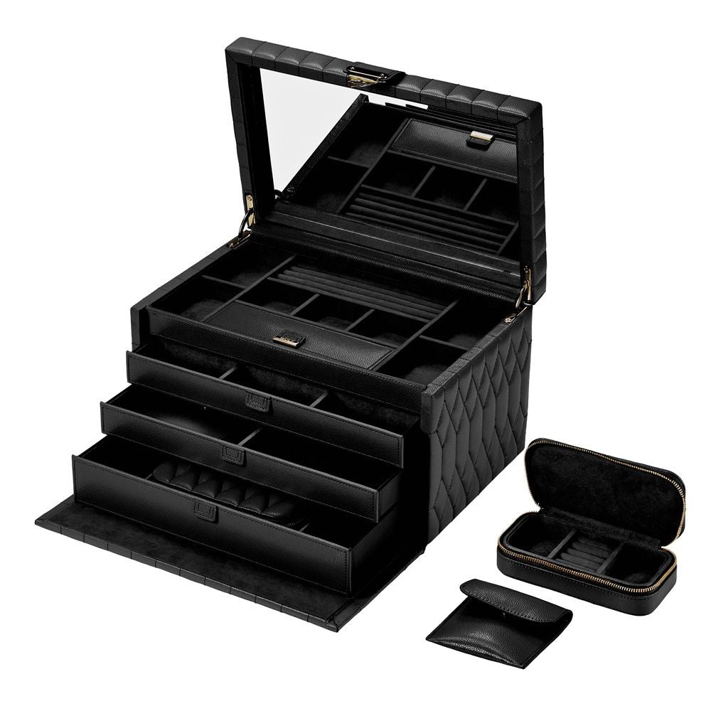 Wolf Lauren Large Jewelry Box - Black