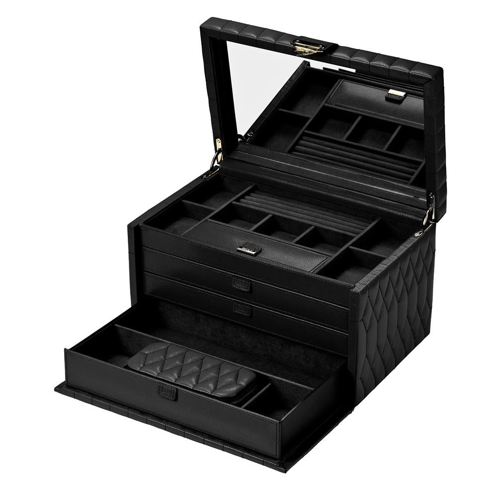 Wolf Lauren Large Jewelry Box - Black