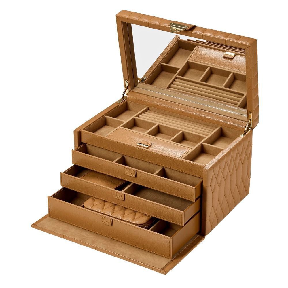 Wolf Lauren Large Jewelry Box - Caramel
