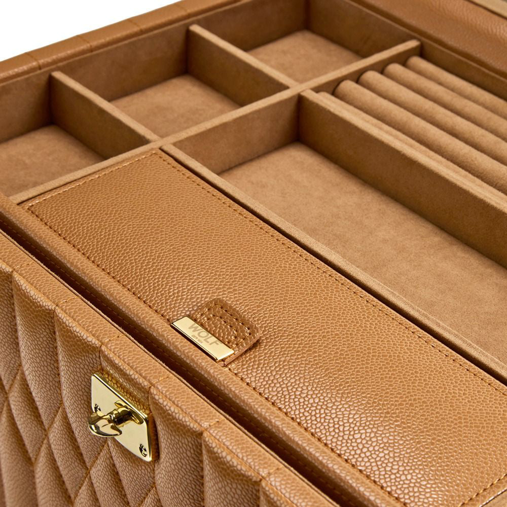 Wolf Lauren Large Jewelry Box - Caramel