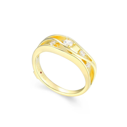 Elle 'Between Moments' Gold-Tone Ring