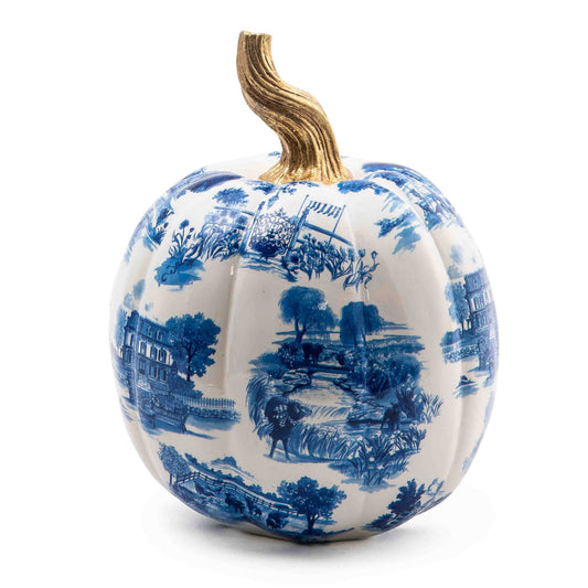 MacKenzie-Childs Royal Toile Pumpkin - Small