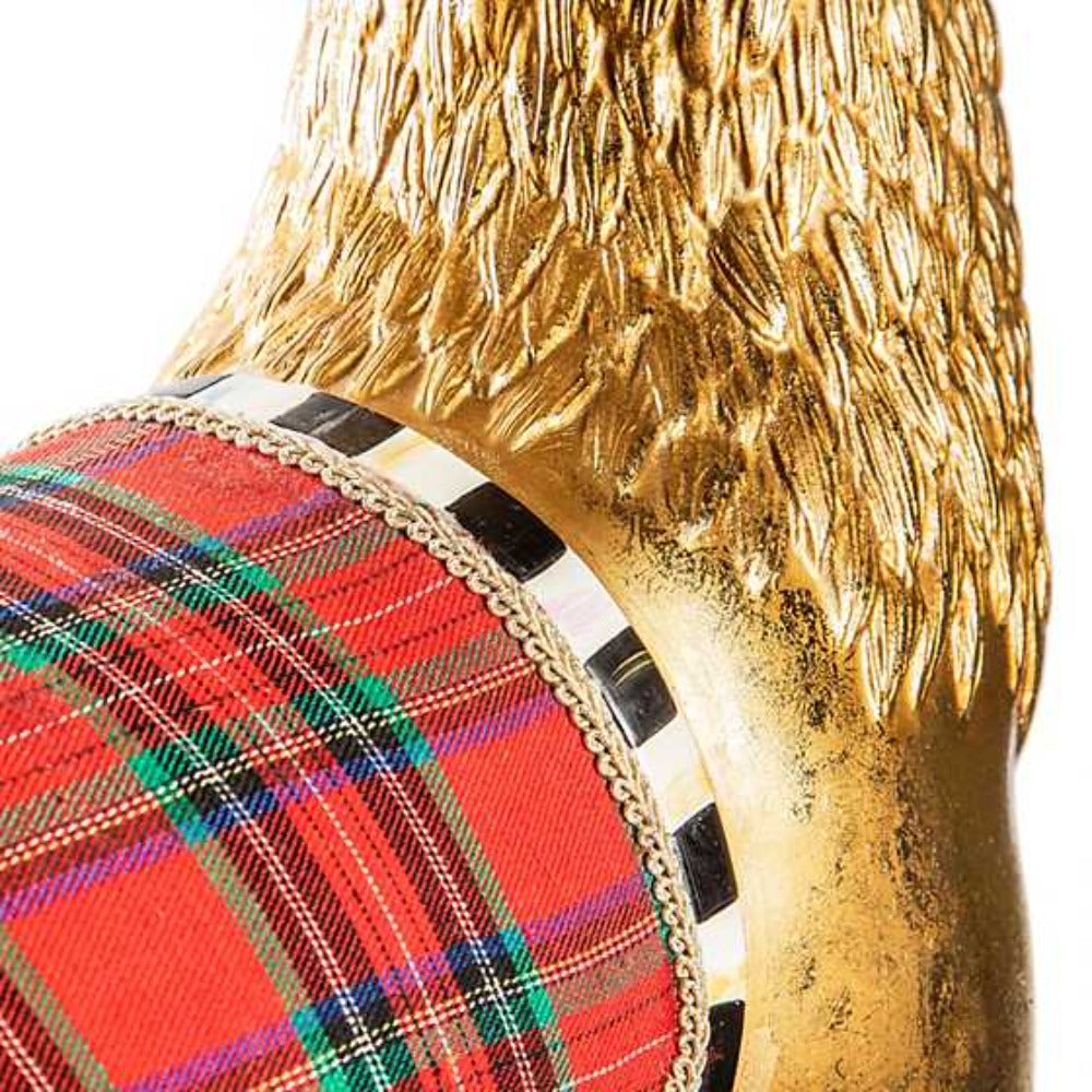 MacKenzie-Childs Tartastic Tabletop Stag *In Store Pickup Only*