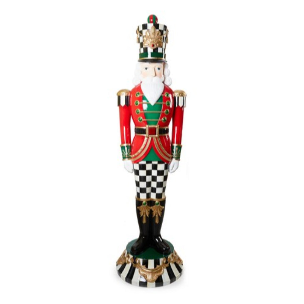MacKenzie Childs Classic Courtly Trophy Nutcracker - Online Only
