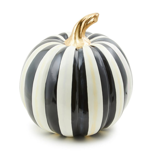 MacKenzie-Childs Courtly Stripe Glossy Medium Pumpkin