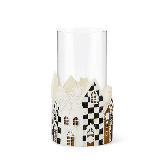 MacKenzie-Childs Gingerbread Village Pillar Candle Holder