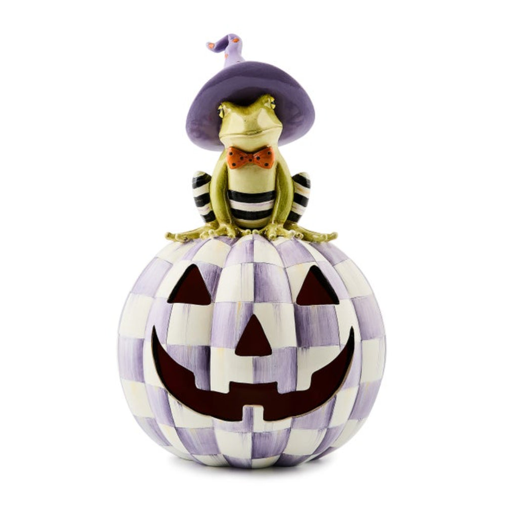MacKenzie-Childs Halloween Illuminated Fergal Jack O' Lantern