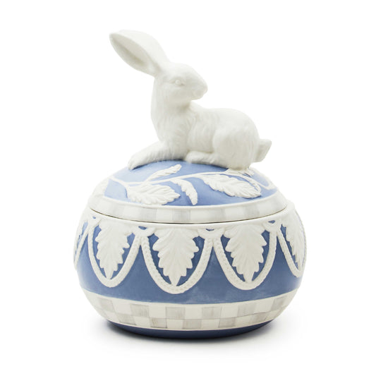 MacKenzie-Childs Cameo Bunny Lidded Box