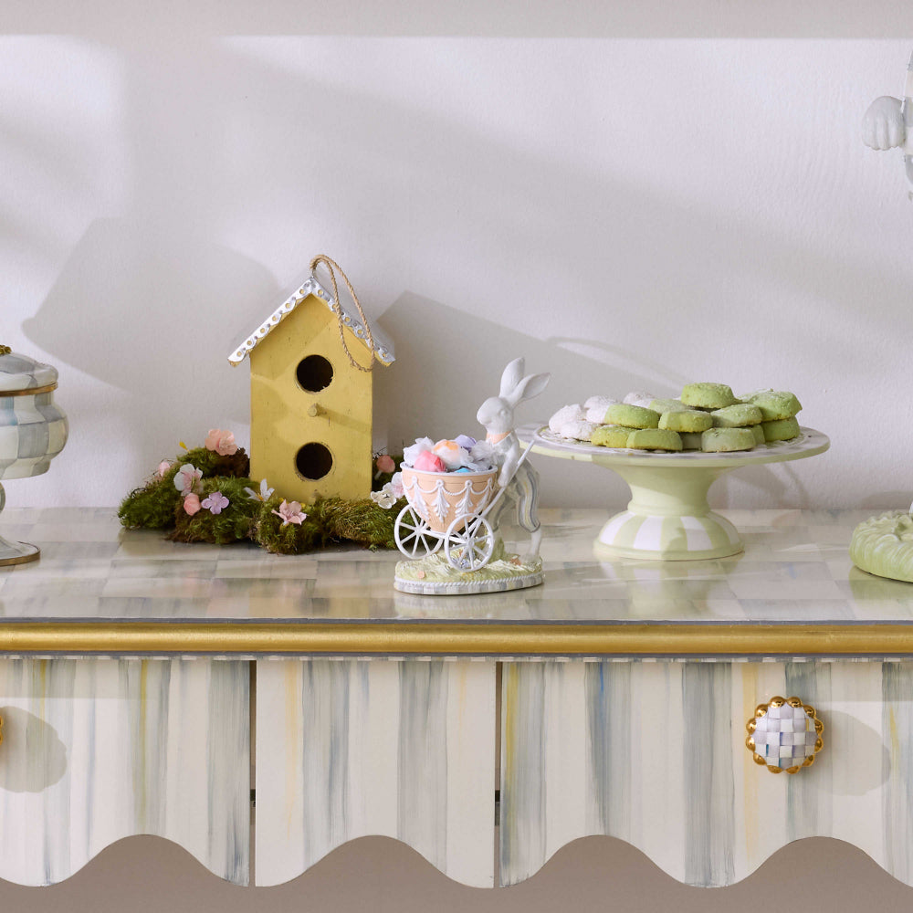 MacKenzie-Childs Cameo Bunny with Cart