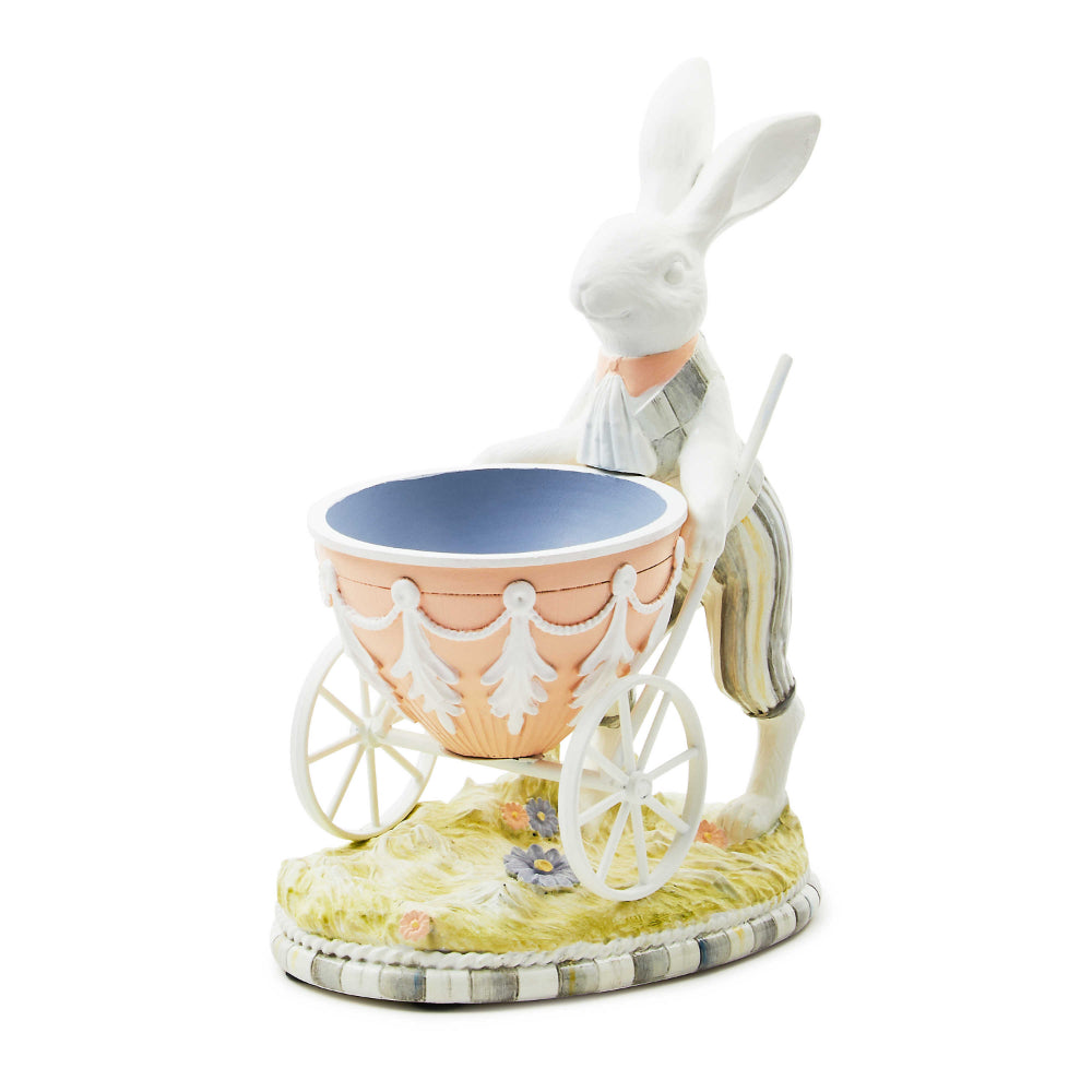 MacKenzie-Childs Cameo Bunny with Cart