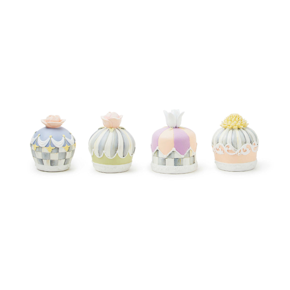 MacKenzie-Childs Cameo Petit Fours-Set of 4