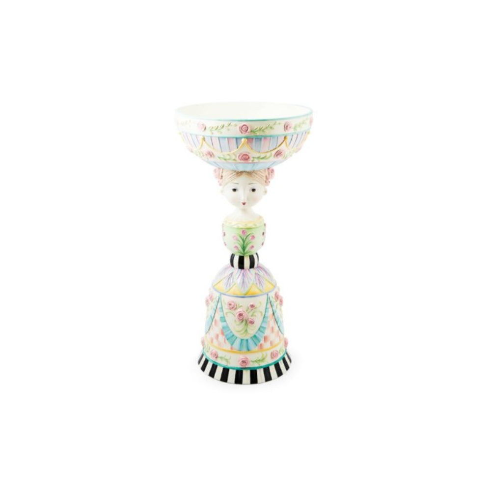 MacKenzie-Childs Rosy Meadow Trophy Lady Planter**IN STORE PICKUP ONLY**