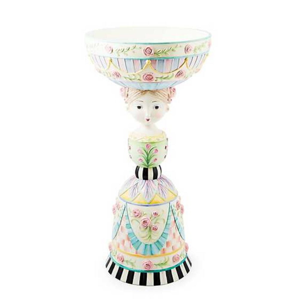 MacKenzie-Childs Rosy Meadow Trophy Lady Planter**IN STORE PICKUP ONLY**