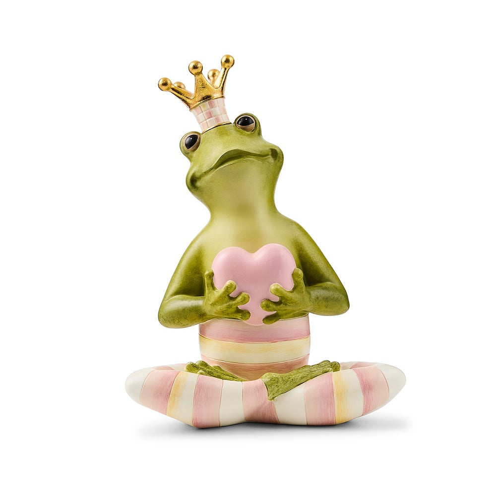 MacKenzie-Childs Rosy Fergal the Frog with Heart
