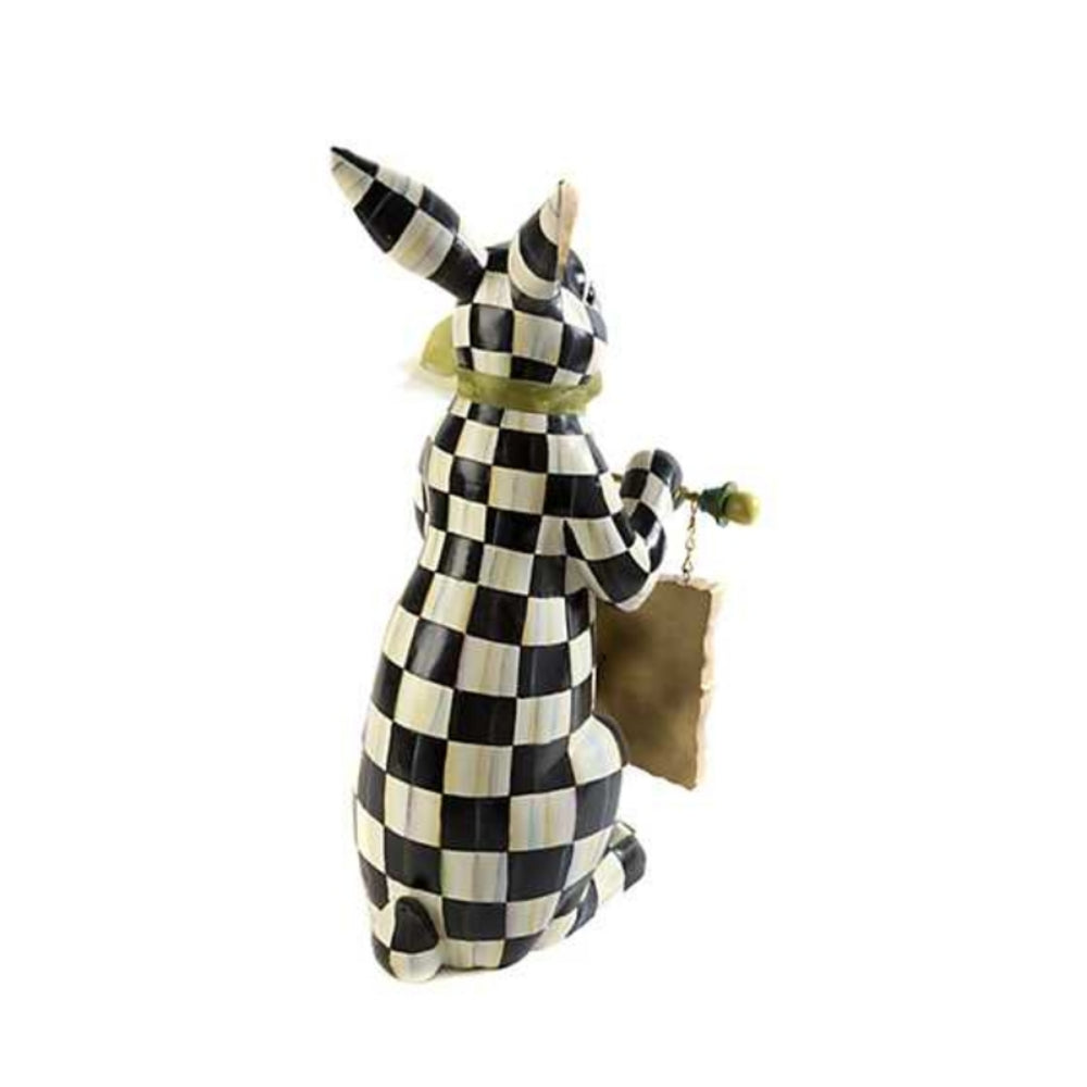 MacKenzie-Childs Courtly Check Menu Rabbit