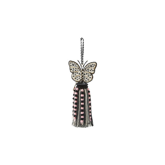 Mackenzie-Childs Butterfly Beaded Tassel
