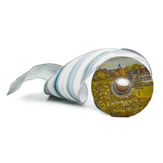 MacKenzie-Childs Sterling Check Ribbon - 4"