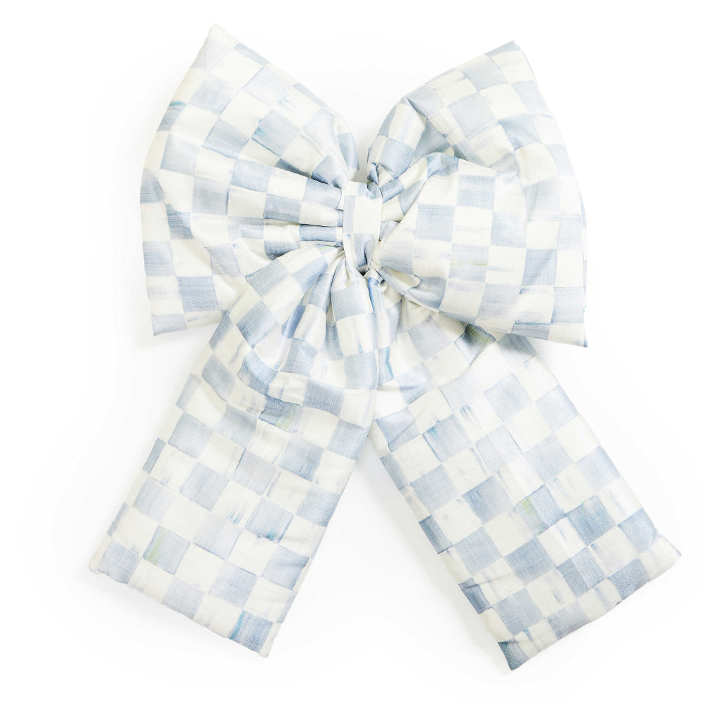 MacKenzie-Childs Sterling Check Bow