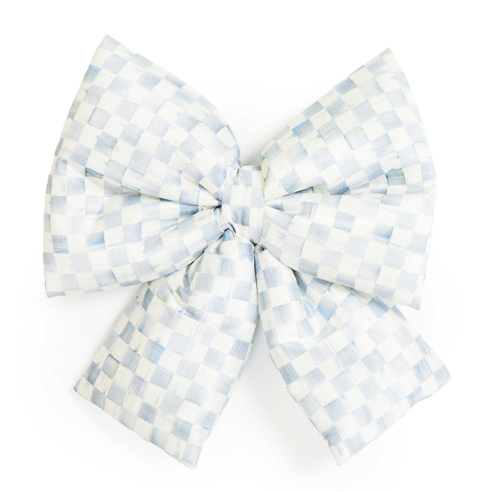 MacKenzie-Childs Sterling Check Bow