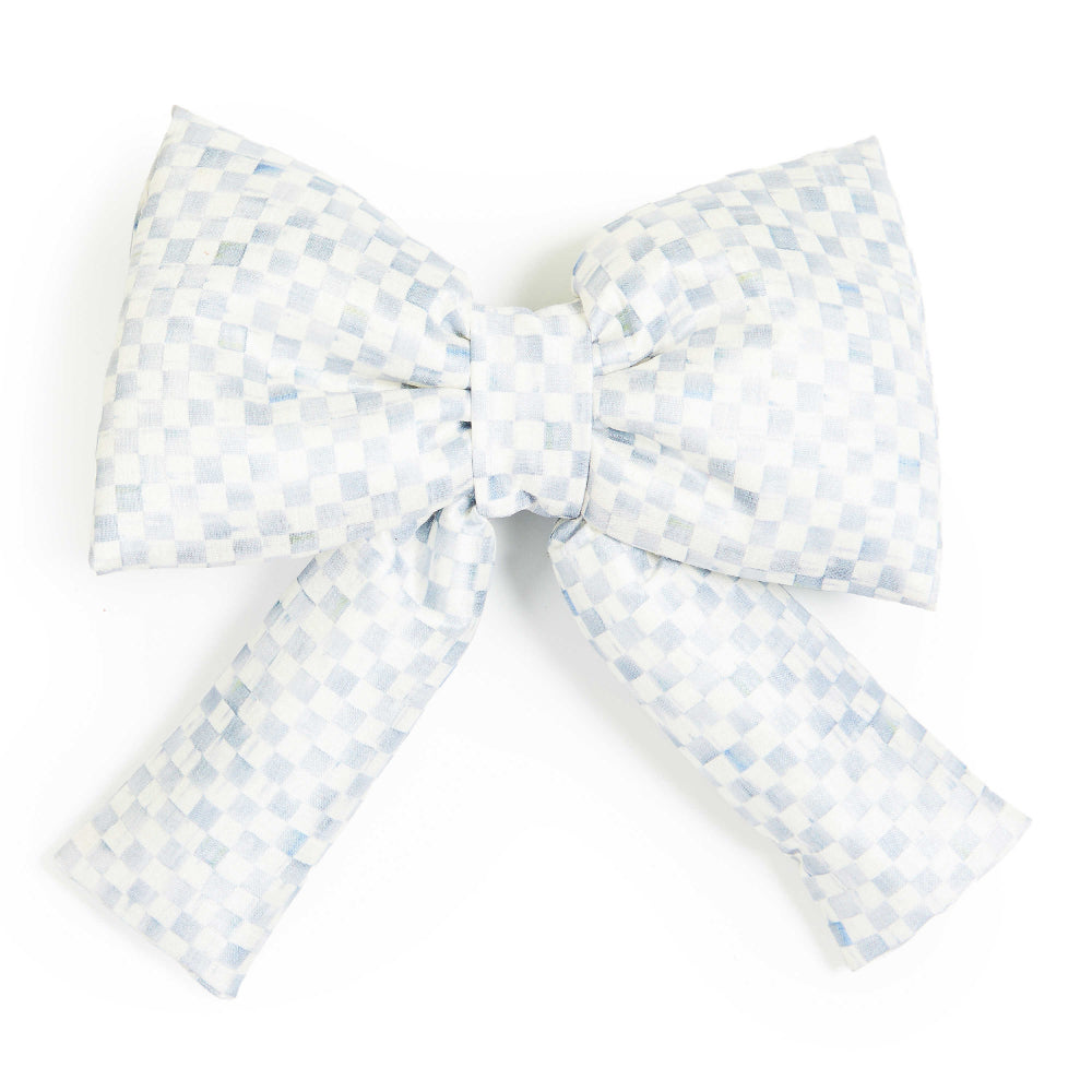 MacKenzie-Childs Sterling Check Bow