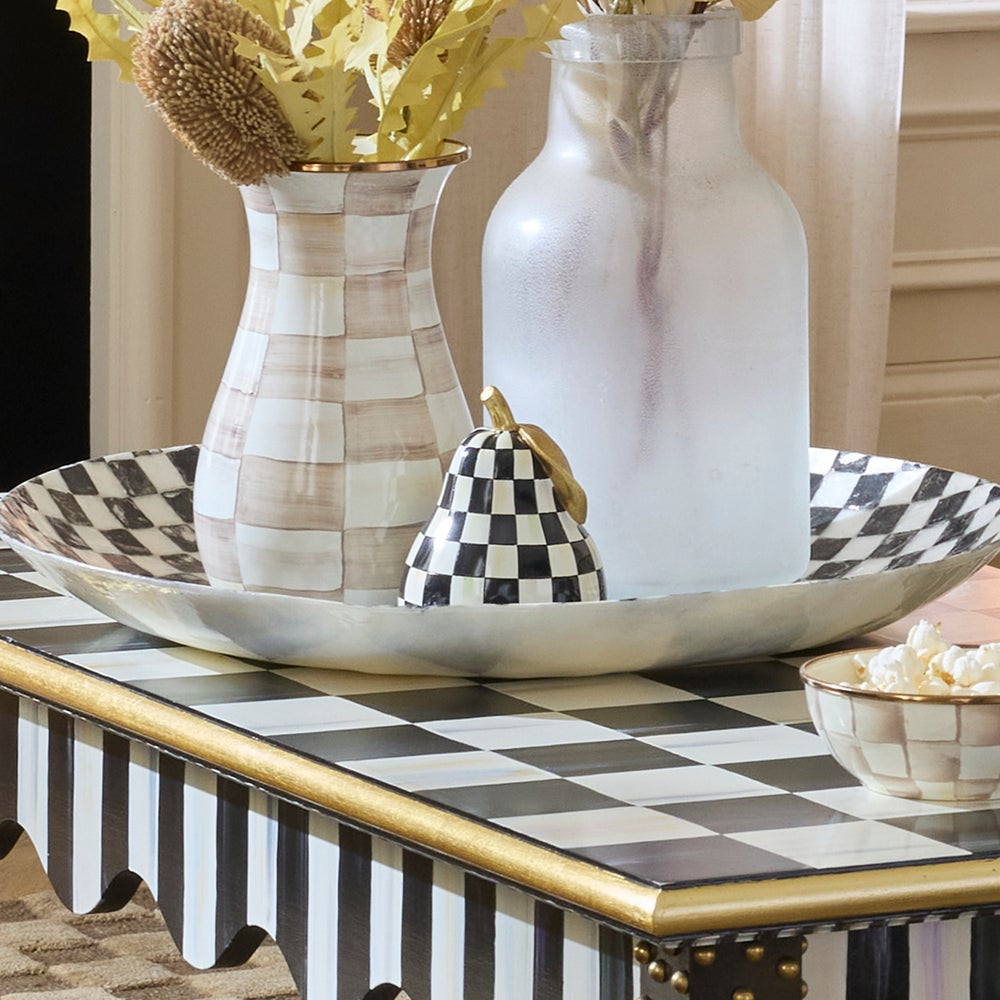 MacKenzie-Childs Courtly Check Pear Decor