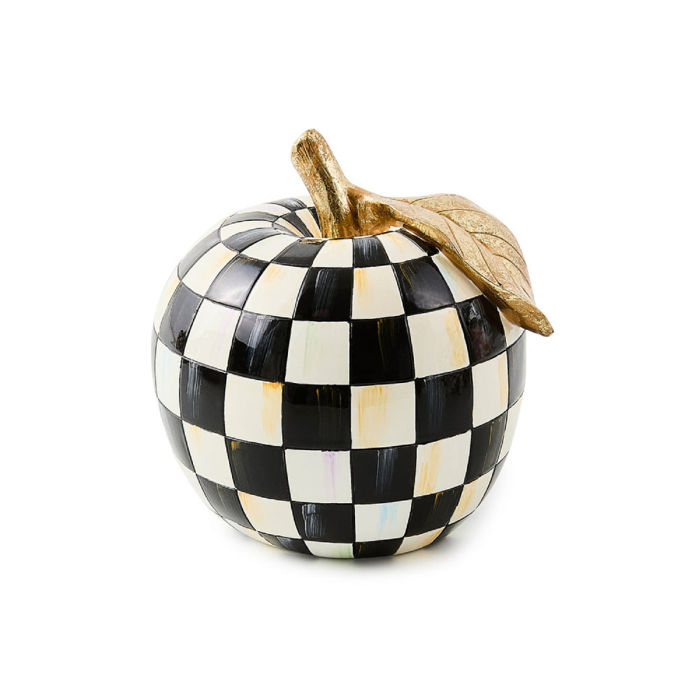 MacKenzie-Childs Courtly Check Apple Decor